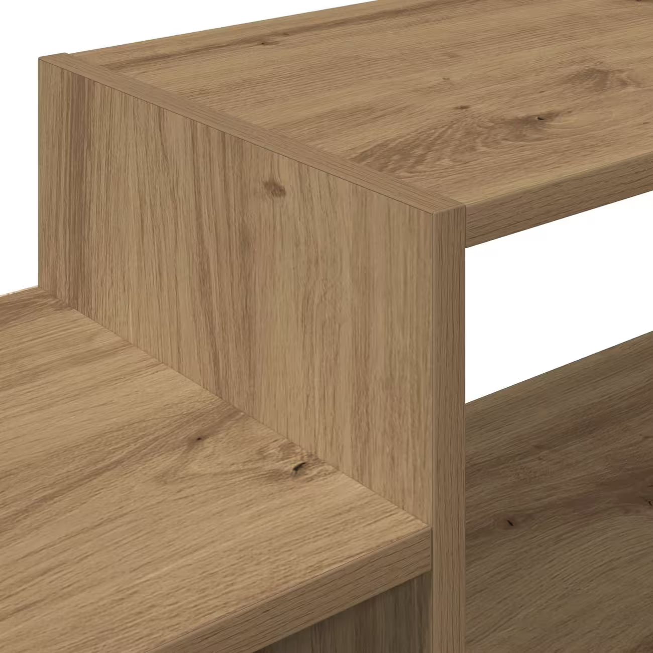 Meuble TV Suspendu Design - Étagère Murale Rangement Salon en Bois