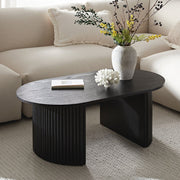 Maru Oval Coffee Table, Black