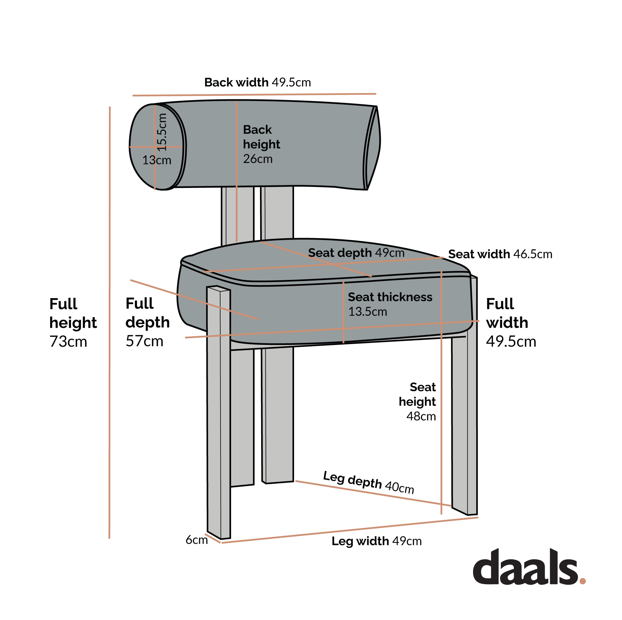 Ophelia Taupe Boucle Dining Chair